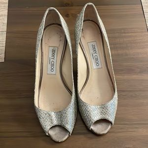 Jimmy Choo Peep Toe Pumps